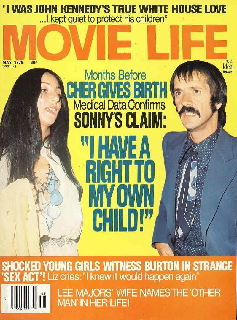 MOVIE LIFE magazine side cover May 1976