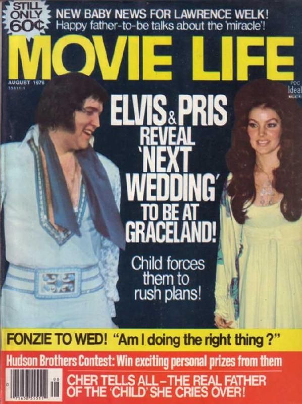 MOVIE LIFE magazine side cover August 1976