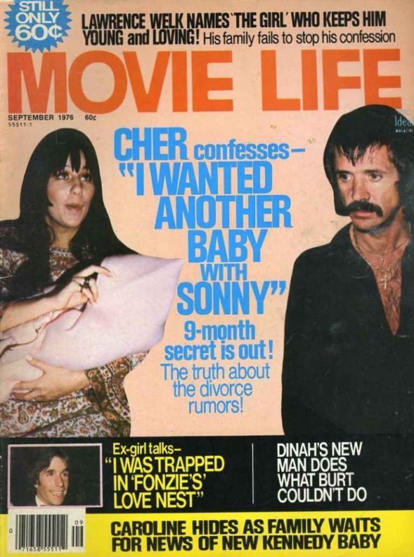 MOVIE LIFE magazine side cover September 1976