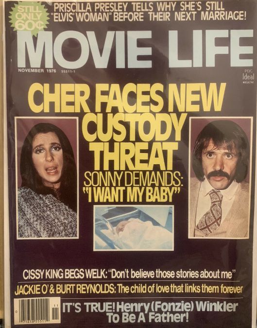 MOVIE LIFE magazine side cover November 1976