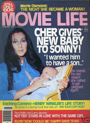 MOVIE LIFE magazine side cover January 1977