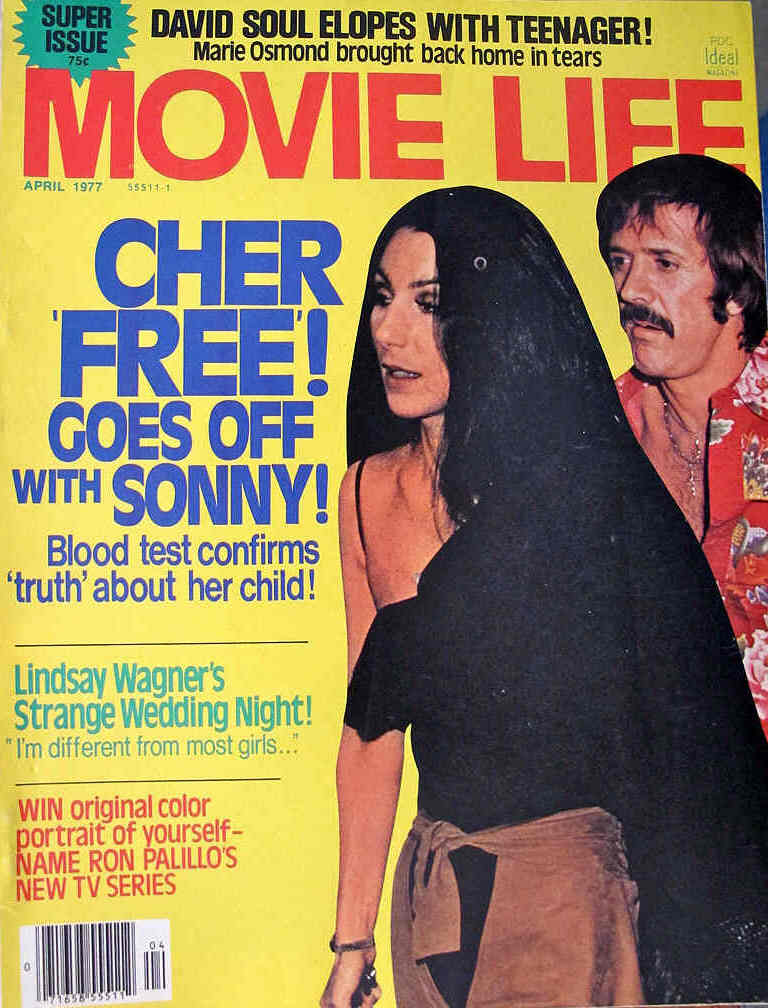 MOVIE LIFE magazine side cover April 1977