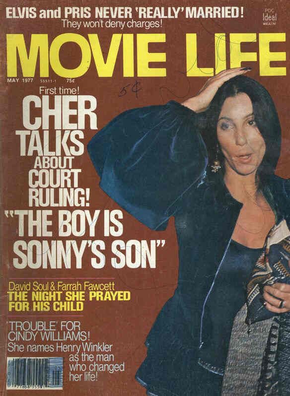 MOVIE LIFE magazine side cover May 1977