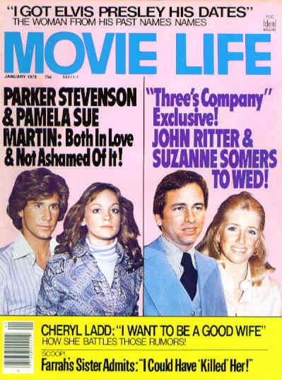 MOVIE LIFE magazine side cover January 1978