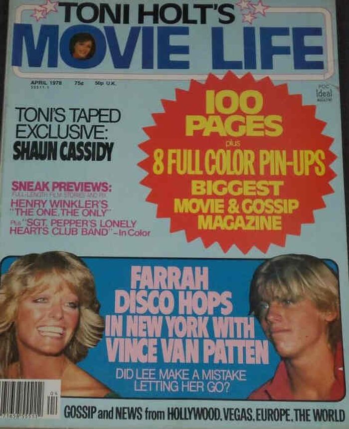 MOVIE LIFE magazine side cover April 1978