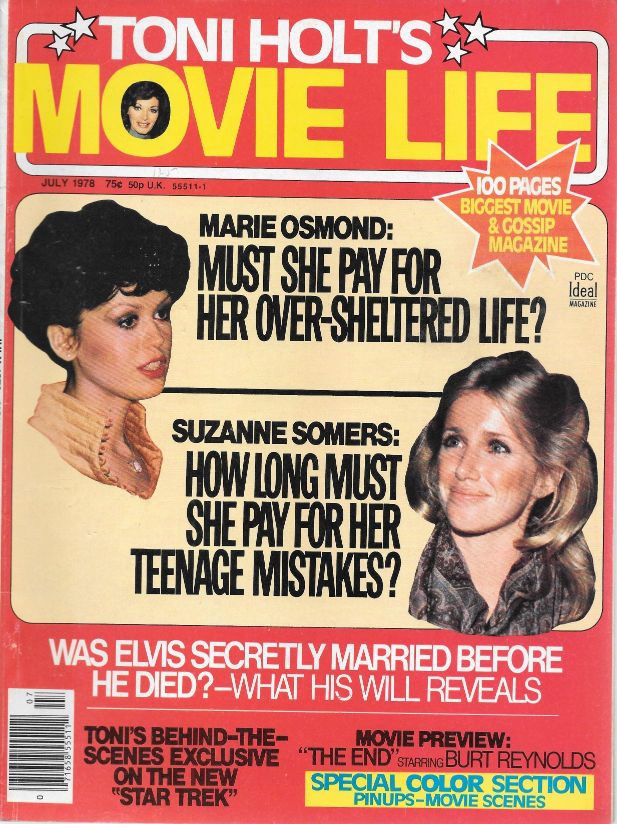 MOVIE LIFE magazine side cover July 1978