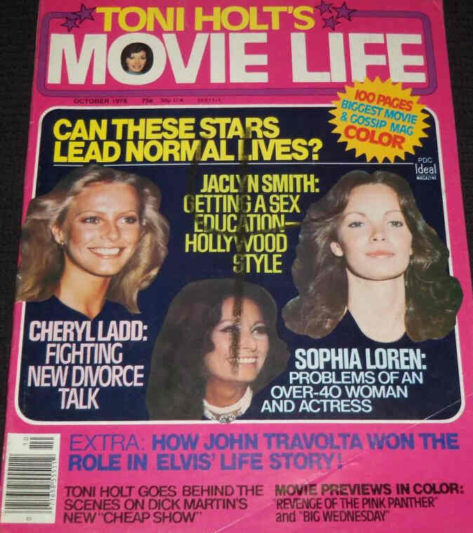 MOVIE LIFE magazine side cover October 1978