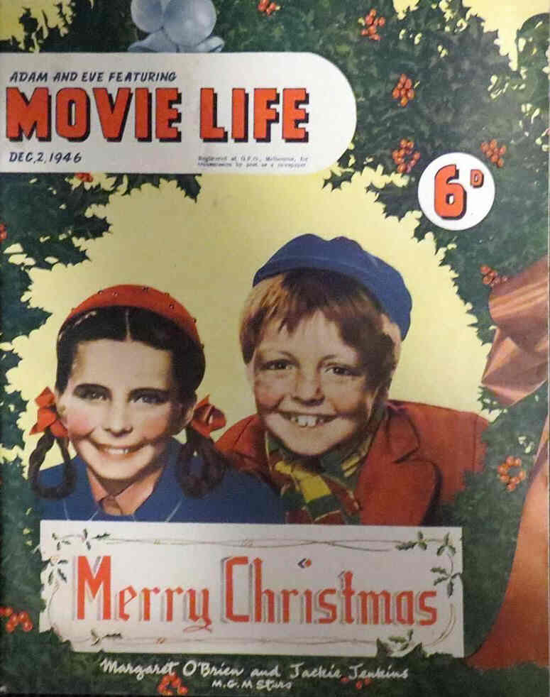 MOVIE LIFE (Au) magazine side cover 2 December 1946