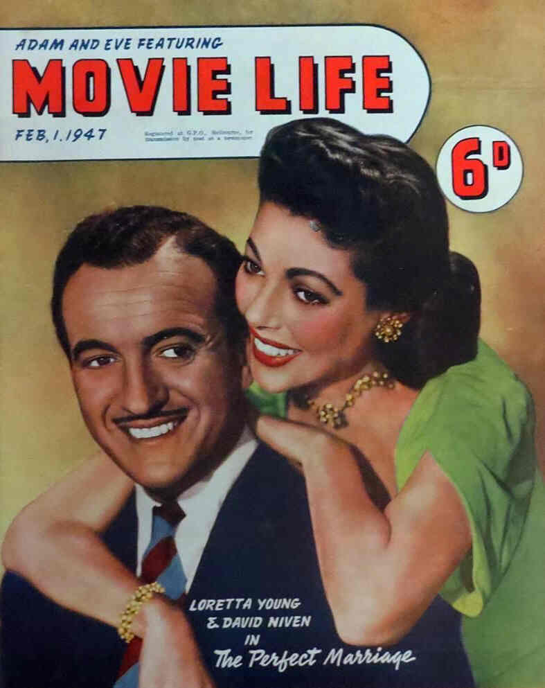MOVIE LIFE (Au) magazine side cover 1 February 1947