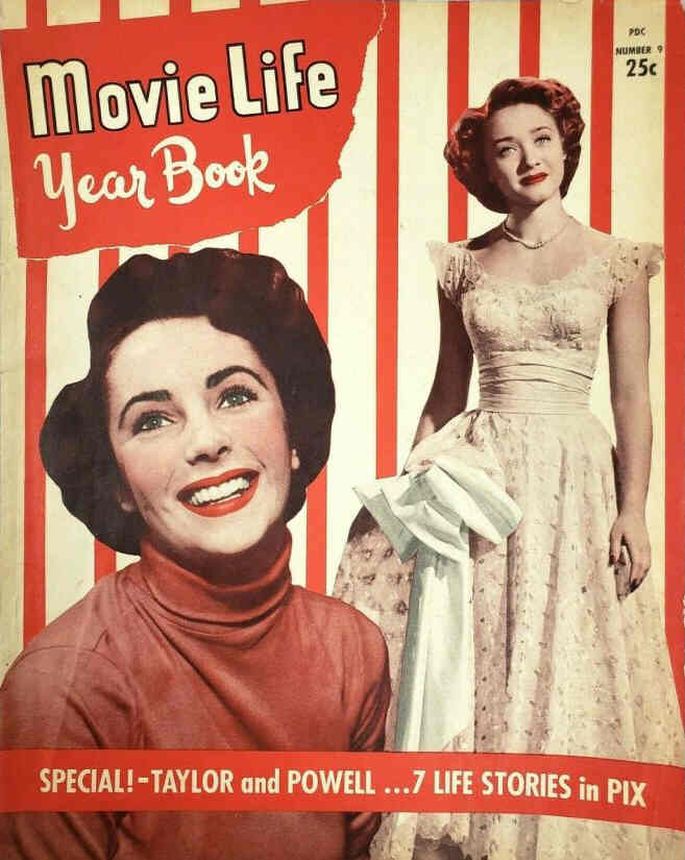 MOVIE LIFE magazine side cover Issue 9  Yearbook  1949