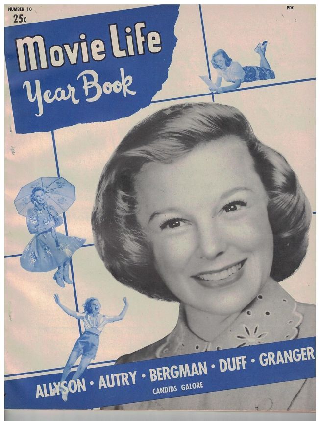 MOVIE LIFE magazine side cover Issue 10  Yearbook  1950