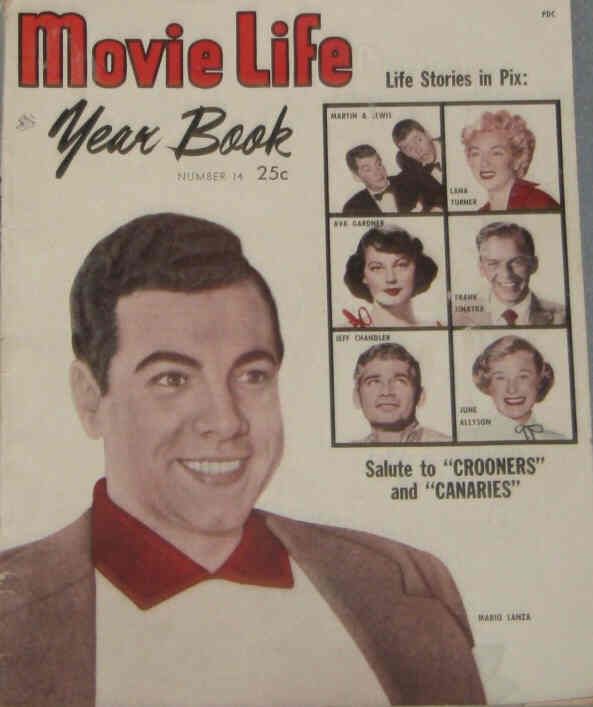 MOVIE LIFE magazine side cover Issue 14  Yearbook  1952