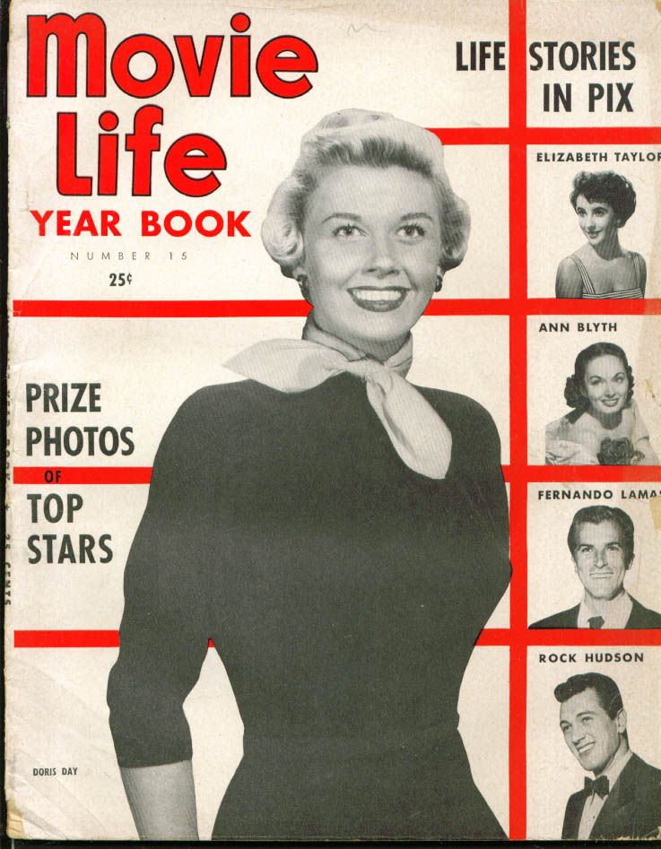 MOVIE LIFE magazine side cover Issue 15  Yearbook  1952