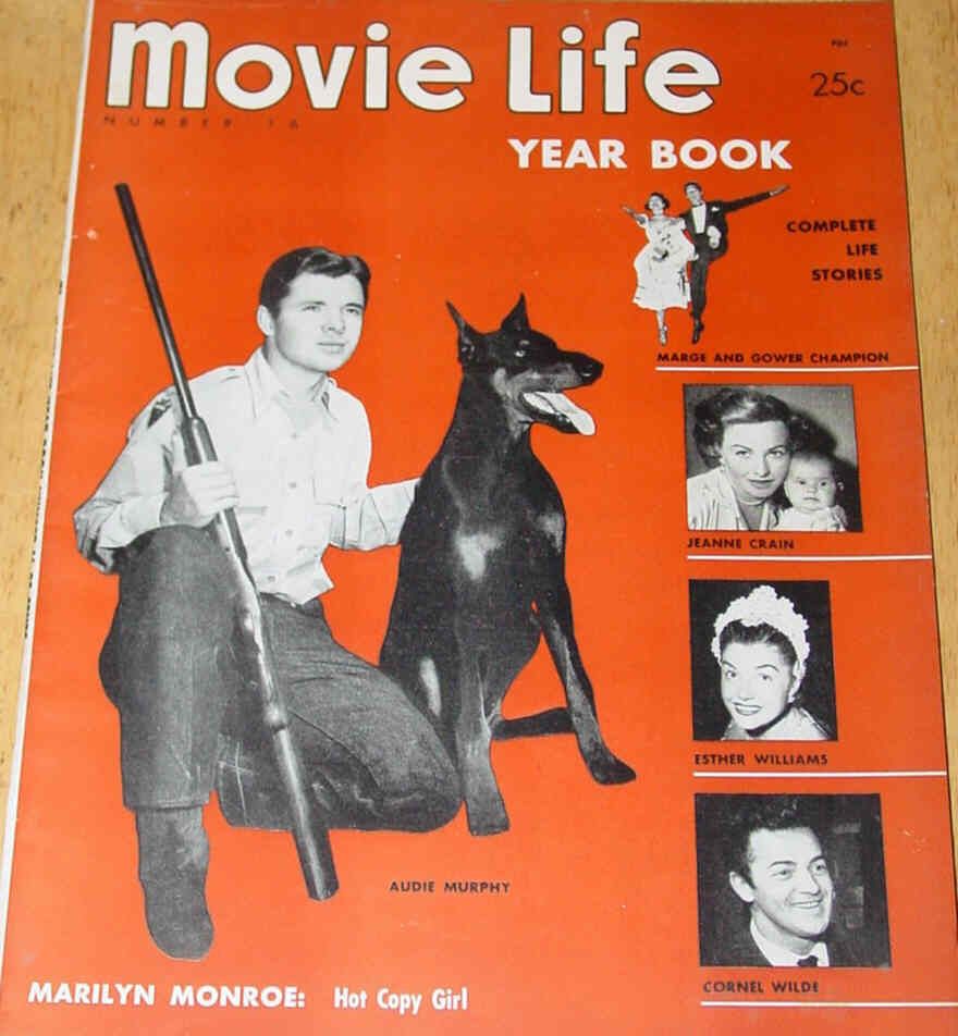MOVIE LIFE magazine side cover Issue 16  Yearbook  1953