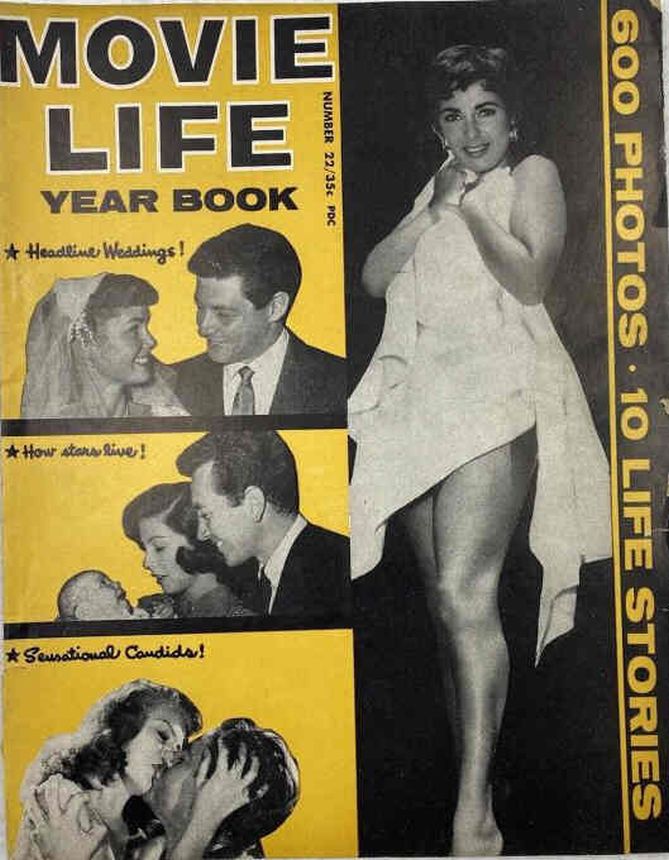 MOVIE LIFE magazine side cover Issue 22  Yearbook  1956
