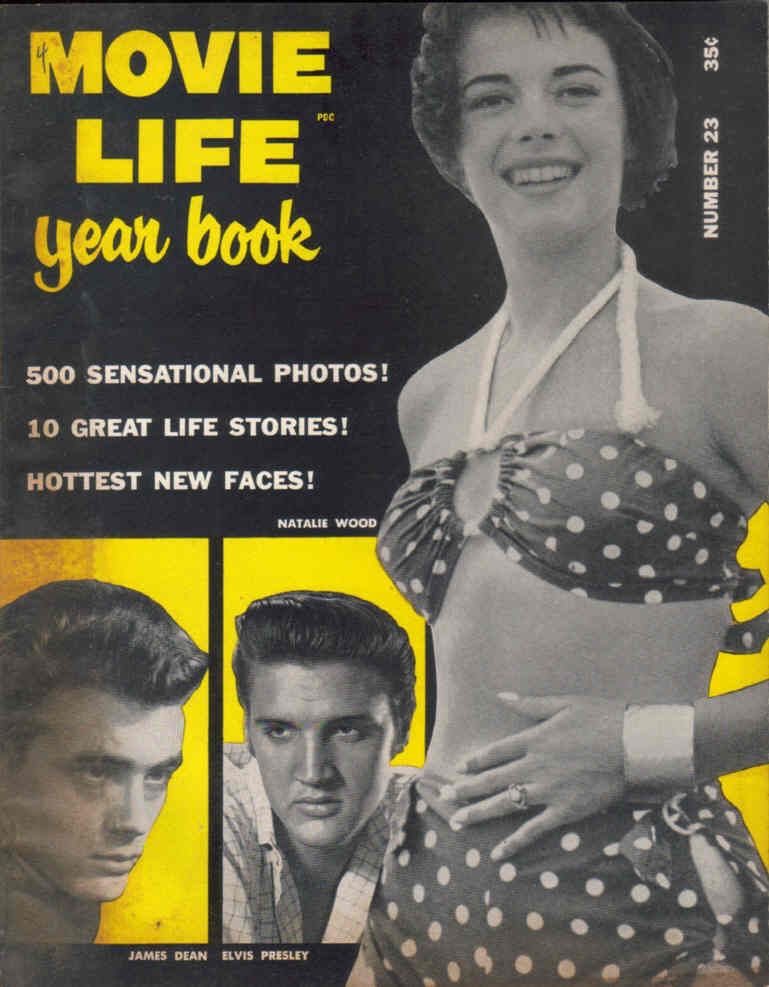 MOVIE LIFE magazine side cover Issue 23  Yearbook  1957