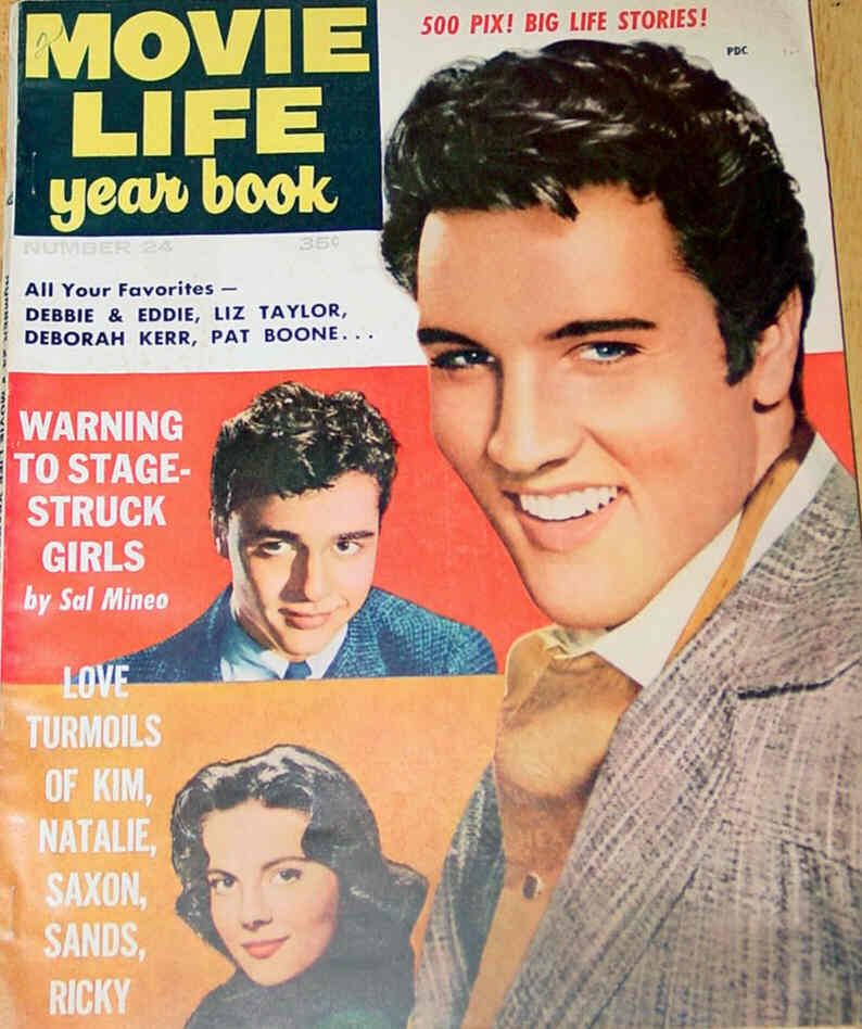 MOVIE LIFE magazine side cover Issue 24  Yearbook  1957