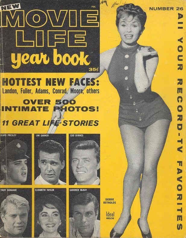 MOVIE LIFE magazine side cover Issue 26  Yearbook  1959