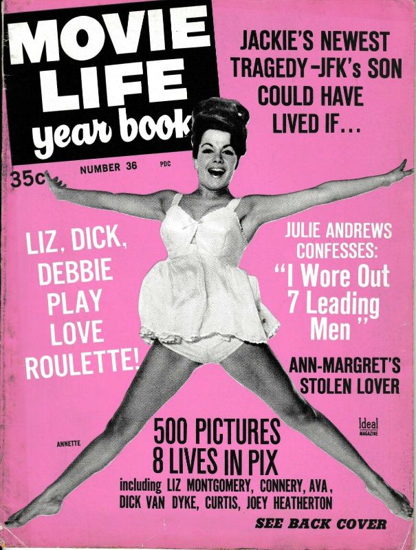 MOVIE LIFE magazine side cover Issue 36  Yearbook  1964