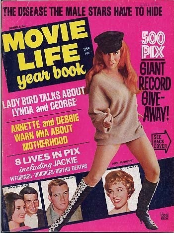 MOVIE LIFE magazine side cover Issue 40  Yearbook  1966