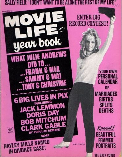MOVIE LIFE magazine side cover Issue 42  Yearbook  1967