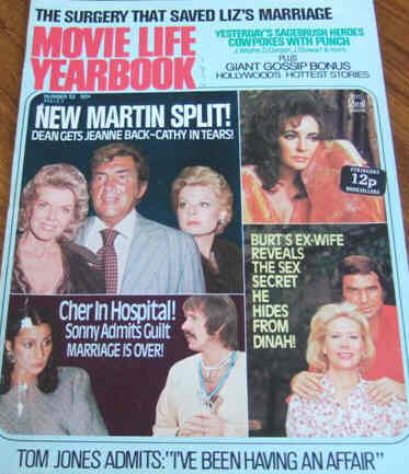 MOVIE LIFE magazine side cover Issue 53  Yearbook  1973