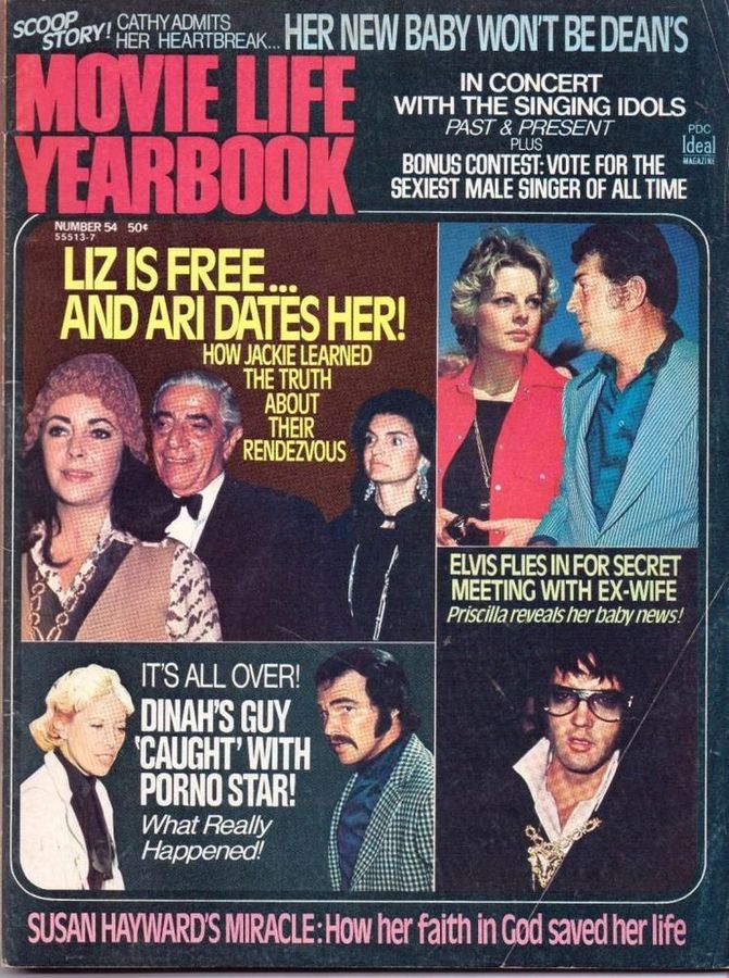 MOVIE LIFE magazine side cover Issue 54  Yearbook  1974