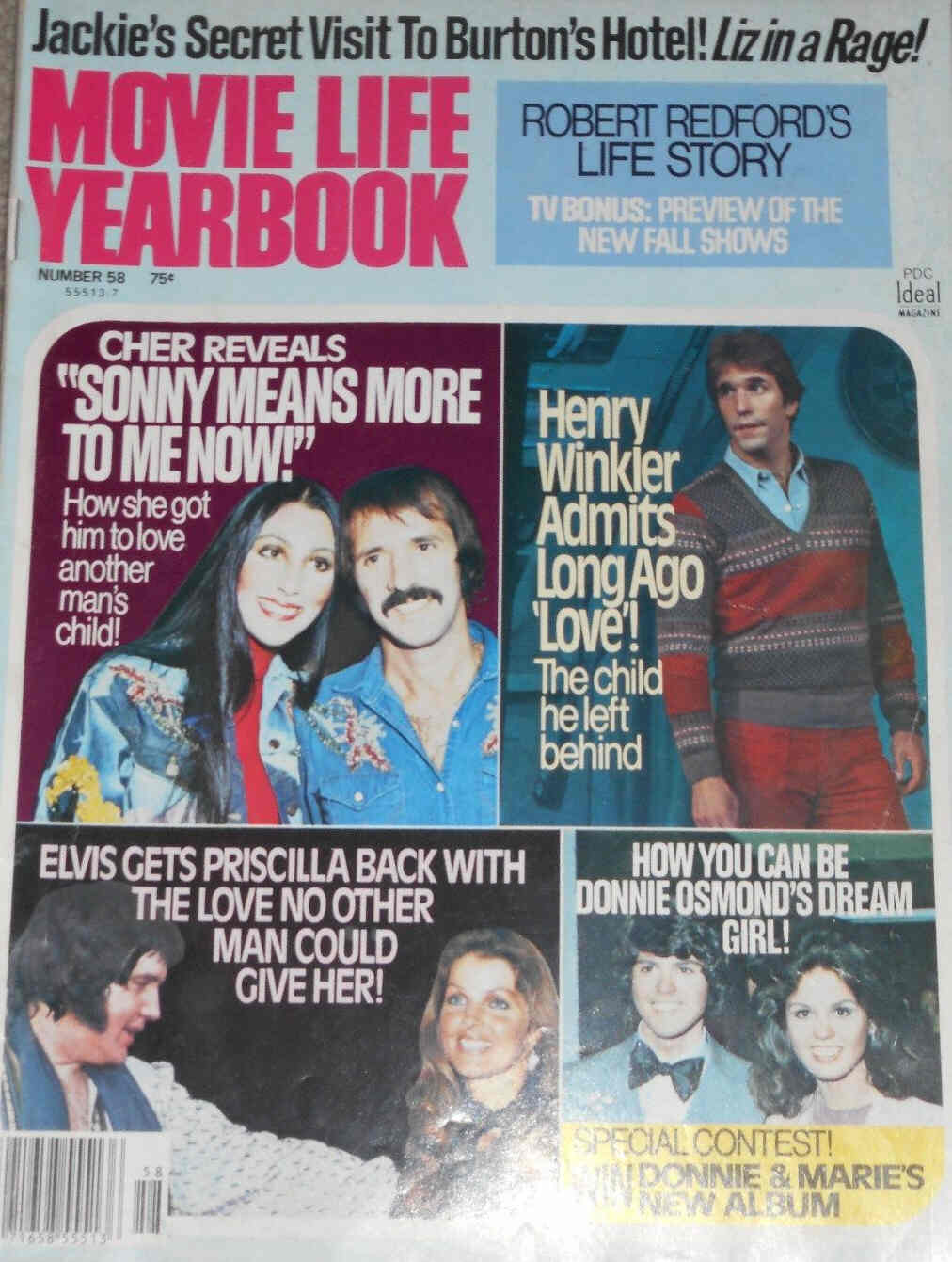 MOVIE LIFE magazine side cover Issue 58  Yearbook  1976