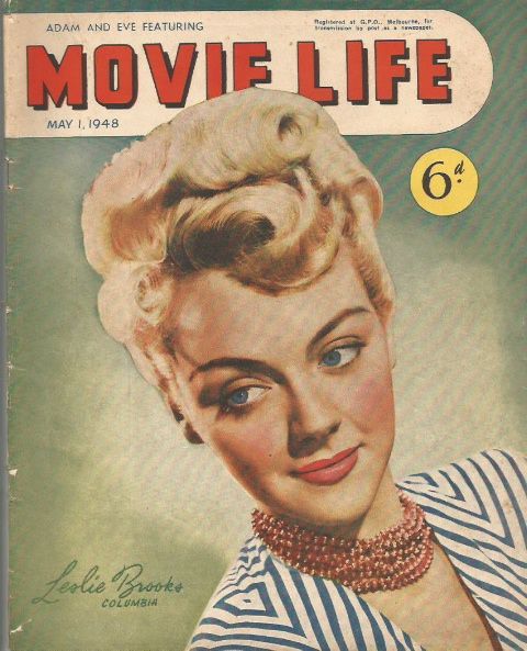 MOVIE LIFE (Au) magazine side cover 1 May 1948