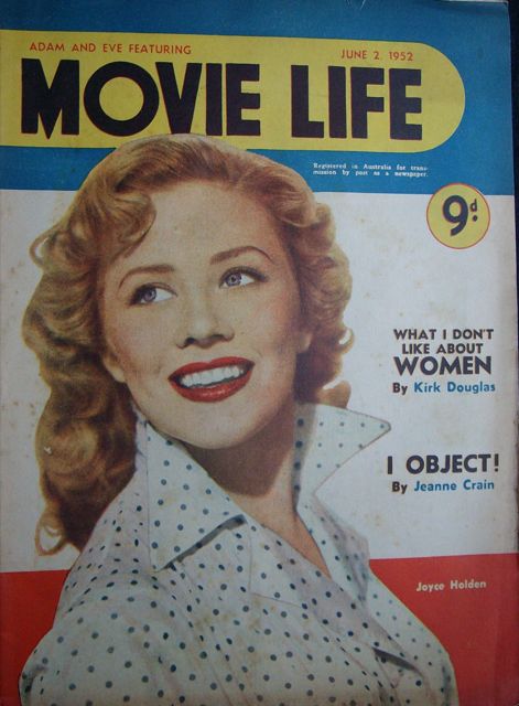 MOVIE LIFE (Au) magazine cover June 1952
