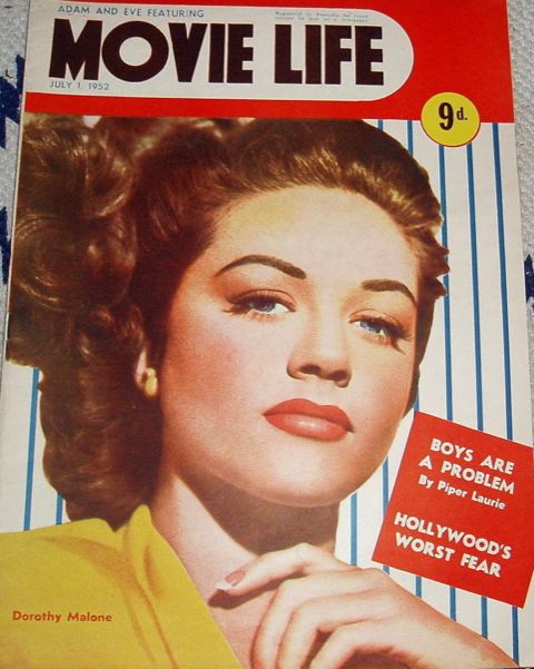 MOVIE LIFE (Au) magazine cover 1 July 1952