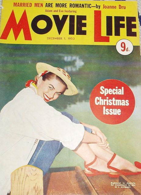 MOVIE LIFE (Au) magazine side cover 1 December 1953