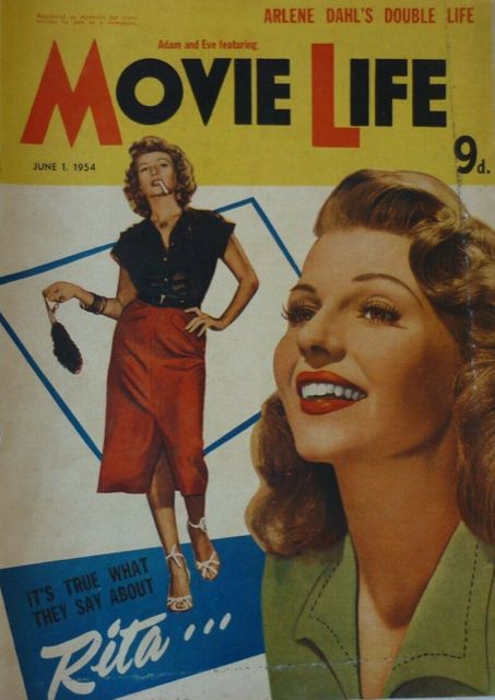 MOVIE LIFE (Au) magazine side cover 1 June 1954