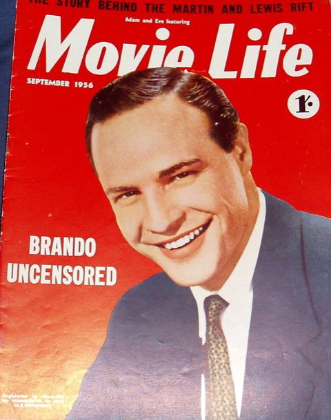 MOVIE LIFE (Au) magazine side cover  September 1956