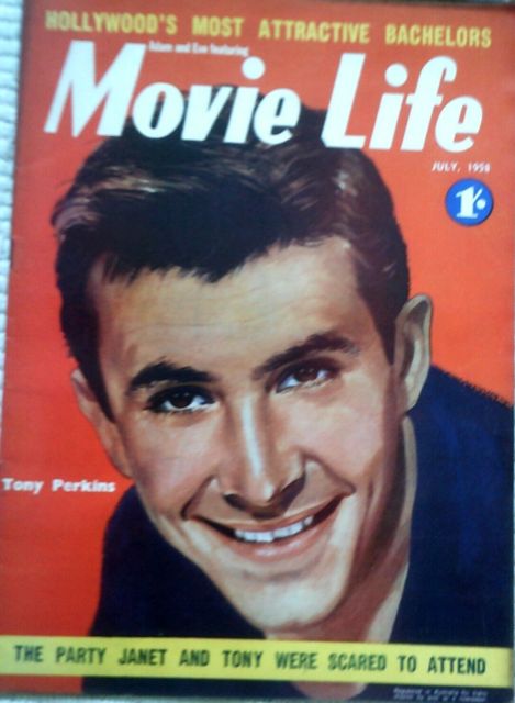MOVIE LIFE (Au) magazine side cover  July 1958