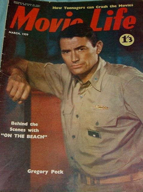 MOVIE LIFE (Au) magazine side cover  March 1959