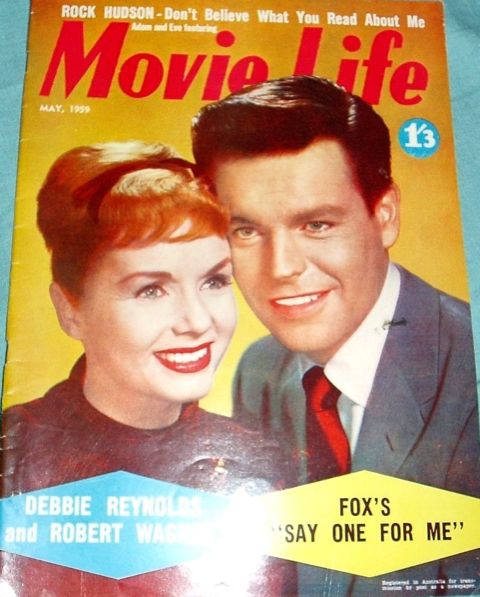 MOVIE LIFE (Au) magazine side cover  May 1959