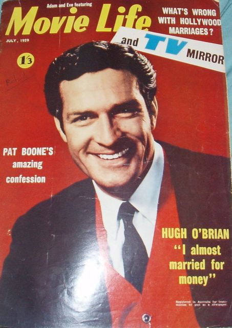 MOVIE LIFE (Au) magazine side cover  July 1959