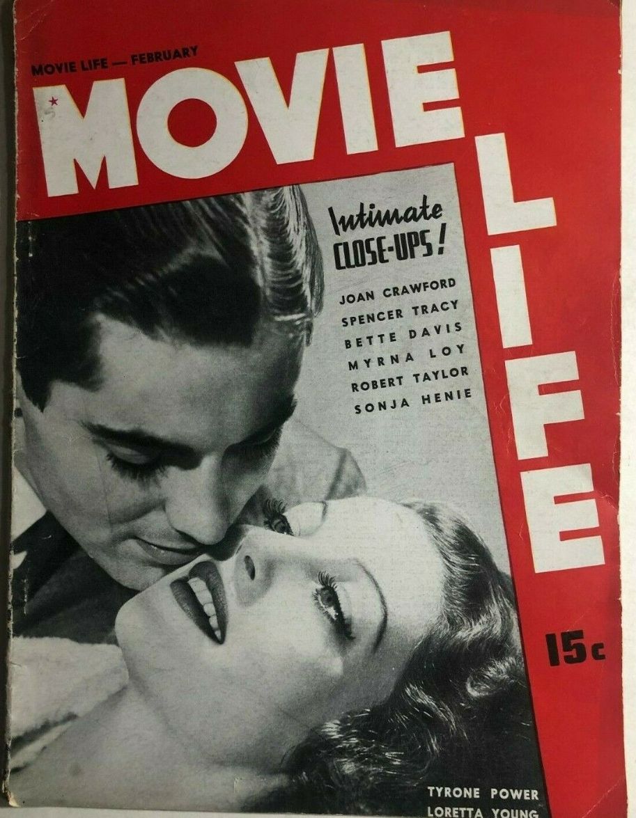 MOVIE LIFE magazine side cover Issue 4  February 1938