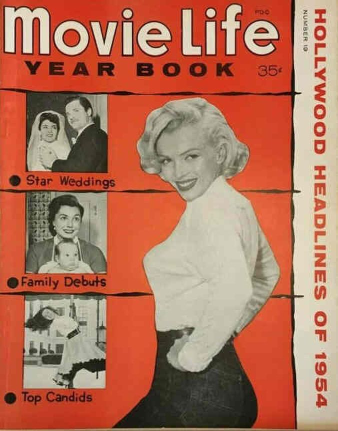 MOVIE LIFE magazine side cover Issue 19  Yearbook   1954