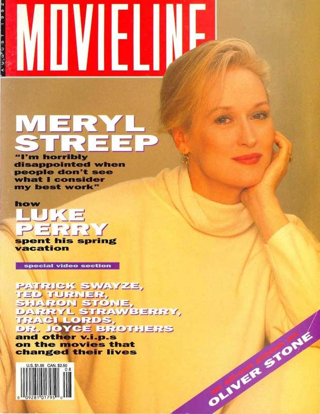 MOVIELINE magazine cover August 1992