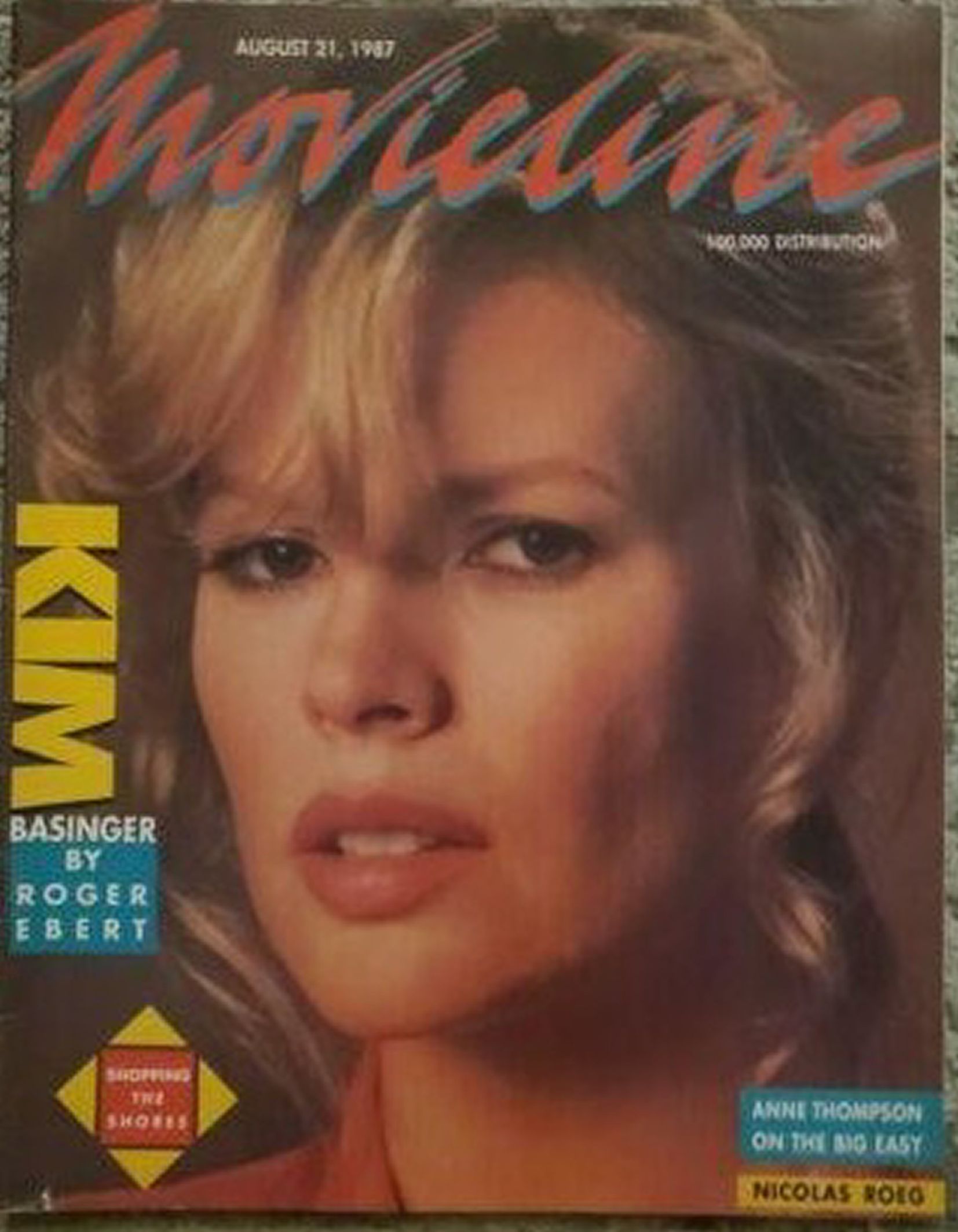 MOVIELINE magazine cover 21 August 1987