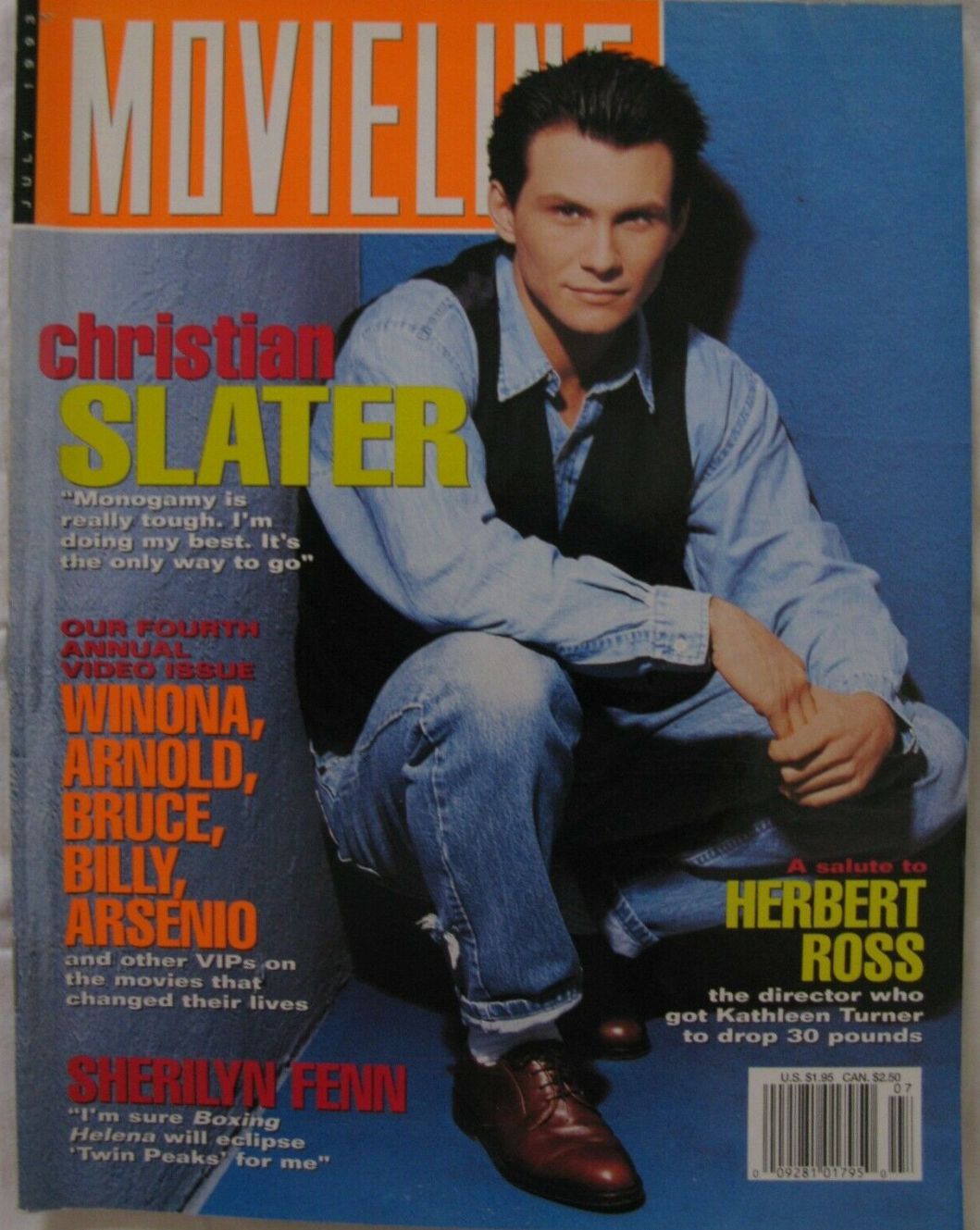 MOVIELINE magazine cover  July 1993