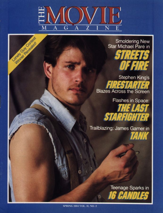 THE MOVIE MAGAZINE (USA) magazine side cover  Vol 2 No  2 Spring 1984