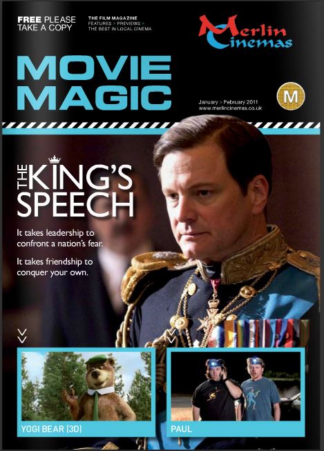 MOVIE MAGIC magazine side cover January/February 2010