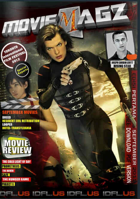 MOVIEMAGZ magazine side cover Issue 1 September 2012