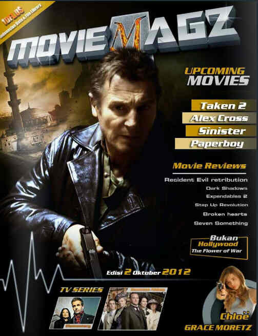 MOVIEMAGZ magazine side cover Issue 2 October 2012