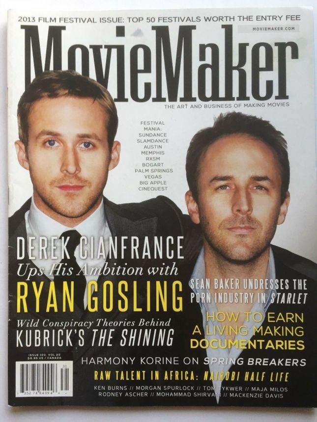 MOVIE MAKER magazine side cover Issue 103 March/April 2013