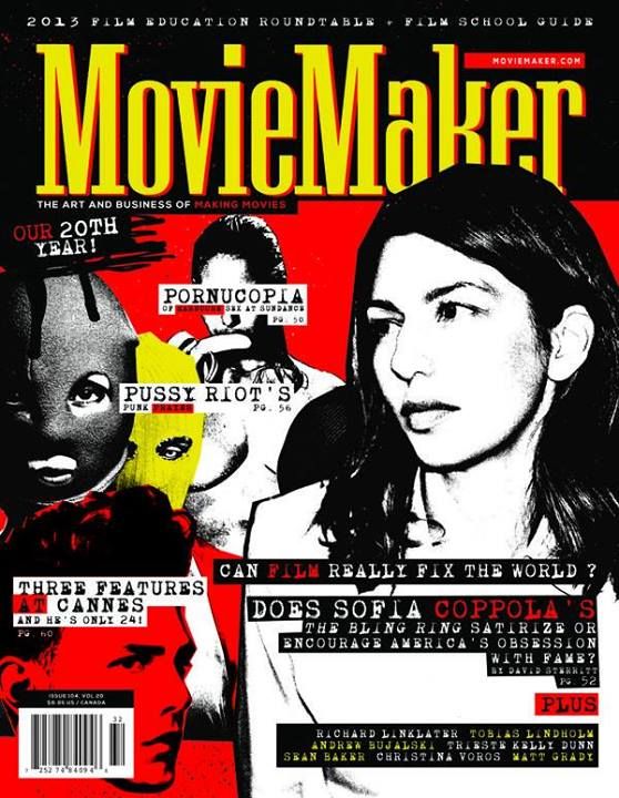 MOVIE MAKER magazine side cover Issue 104 May/June 2013