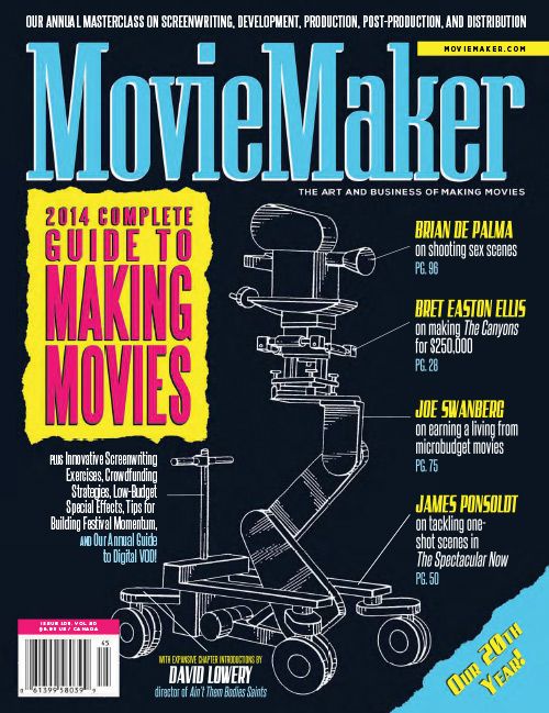 MOVIE MAKER magazine side cover Issue 105 July/August 2013